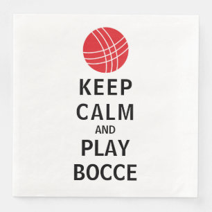 Lugna behålla och lek Bocce Pappersservett