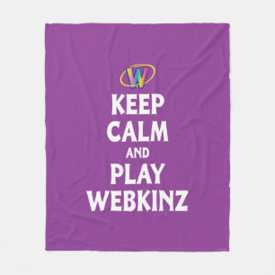Lugna behålla och lek Webkinz Fleecefilt