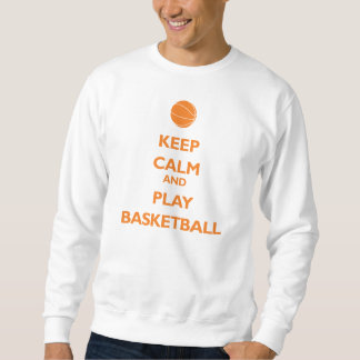 Lugna behålla och lekbasket (orangen) sweatshirt