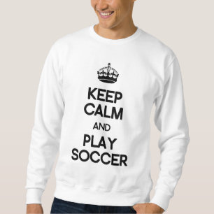 Lugna behålla och lekfotboll sweatshirt