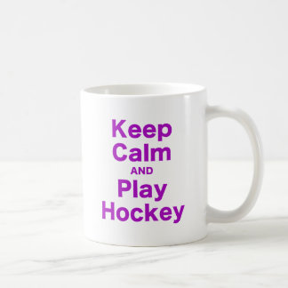 Lugna behålla och lekhockey kaffemugg