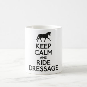 Lugna behålla och rittdressage kaffemugg
