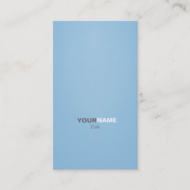 Lugna blått Groupon för modern stilsort Visitkort (Framsida)
