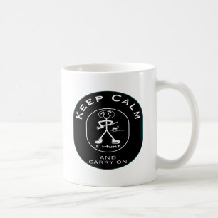 Lugna hjortjägare kaffemugg