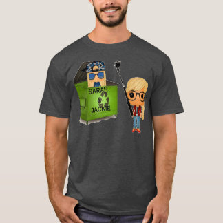 lugna Hustlers Dumpster Diving Funny Fläkt T Shirt