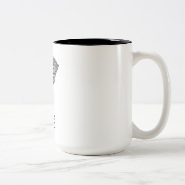 Lugna mosaisk konstnär för behålla Två-Tonad mugg (Höger)