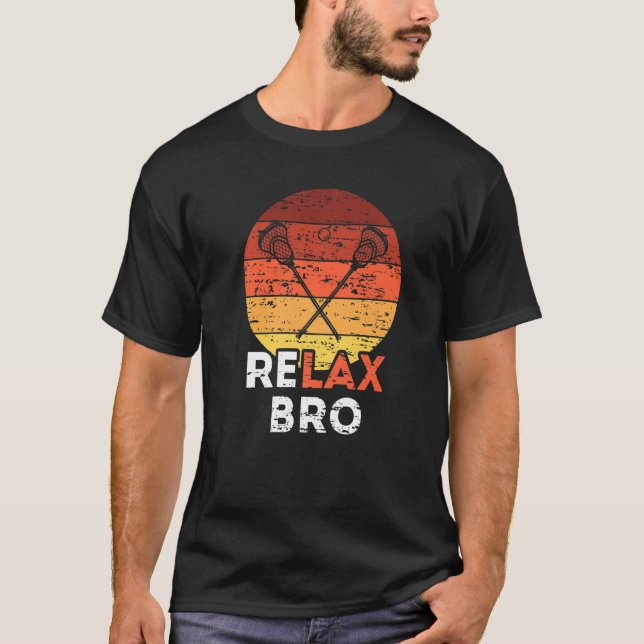 Lugna ner broder  Lacrosse  1 T Shirt (Framsida)