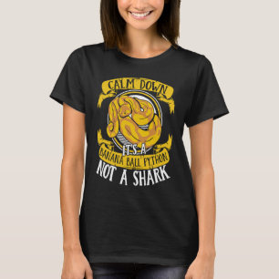 Lugna ner det är inte en haj ormbärare bananboll t shirt