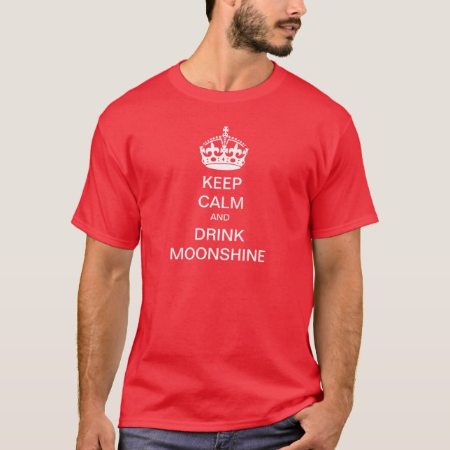 Lugna och DRINKutopier behålla T Shirt (Framsida)