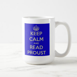 Lugna och läst Proust mugg för behålla