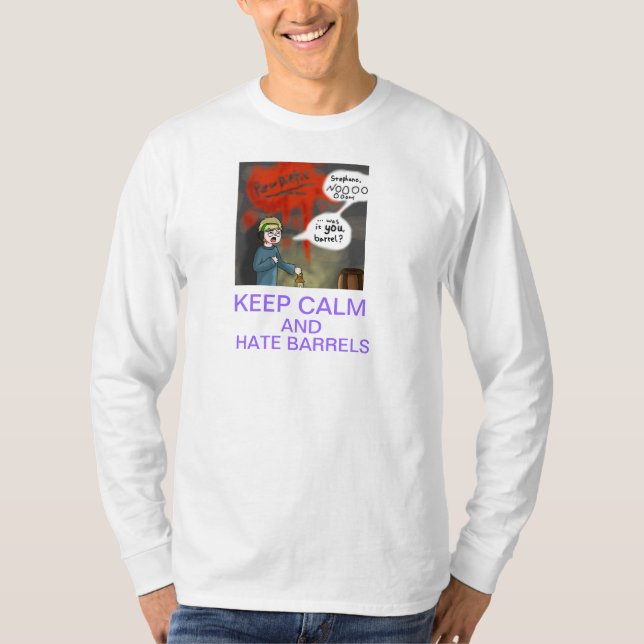 Lugna PewDiePie för behålla långärmad Tee (Framsida)