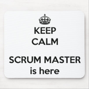 Lugna Scrum ledar- Mousepad för behålla Musmatta