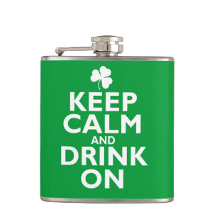 Lugna st patricks dayhumor för behålla fickplunta