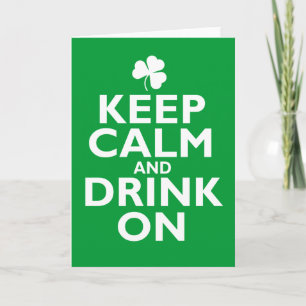 Lugna st patricks dayhumor för behålla kort