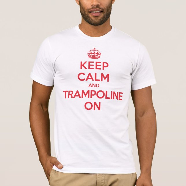 Lugna Trampoline för behålla T-shirt (Framsida)