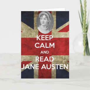 Lugnaa och lästa Jane Austen för behålla Kort