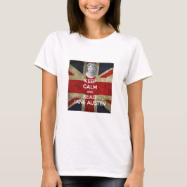 Lugnaa och lästa Jane Austen för behålla T-shirt