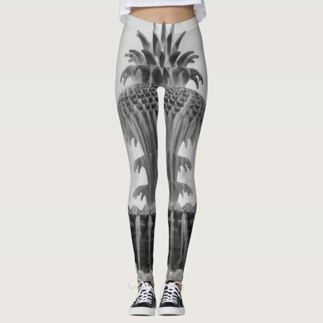 Lugnande anananas leggings (Framsida)
