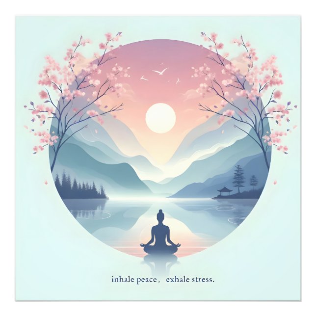 Lugnande av medalj Art Fototryck (Framsidan)