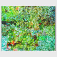 Lugnande gul abstrakt presentpapper, Avslappnad ko