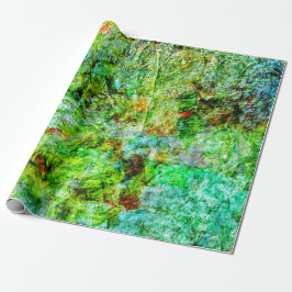 Lugnande gul abstrakt presentpapper, Avslappnad ko Presentpapper