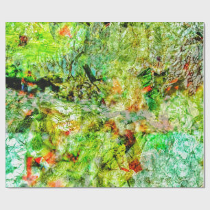 Lugnande gul abstrakt presentpapper,Lugnande Presentpapper