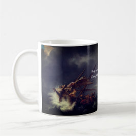 Lugnande havet kaffemugg