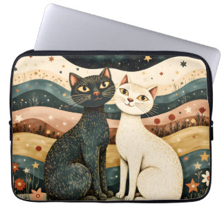 Lugnande katter laptop fodral