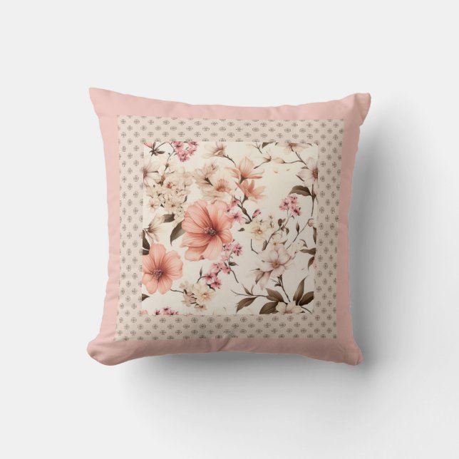 Lugnande mjukt aprikos kudde (Framsida)