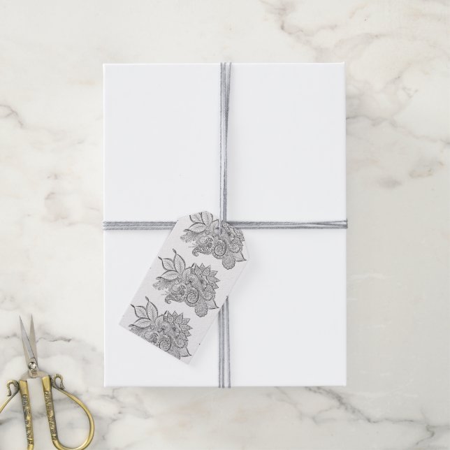 lugnande ögonblick, märkre presentetikett (Med Snöre)