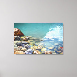 Lugnande Sten i Vatten Nature Canvas Art