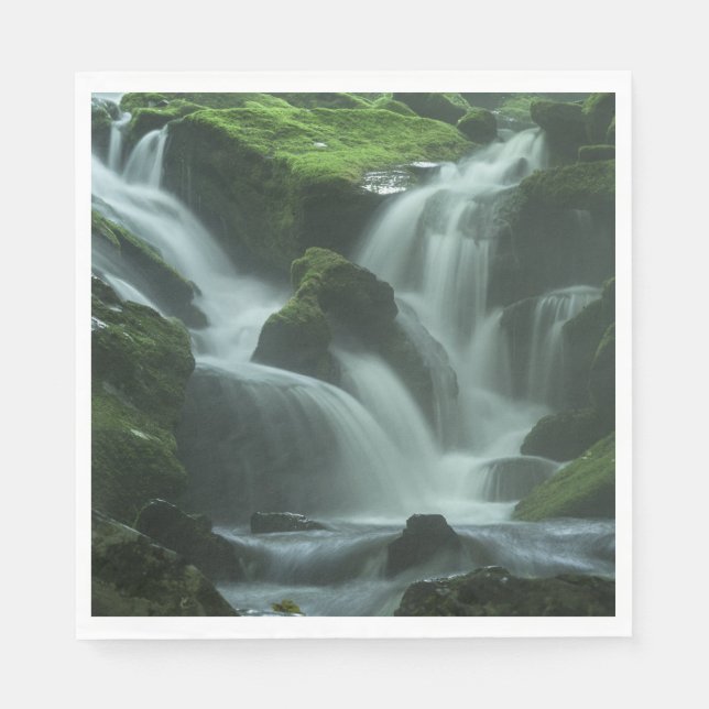 Lugnande vattenfall pappersservett (Framsidan)