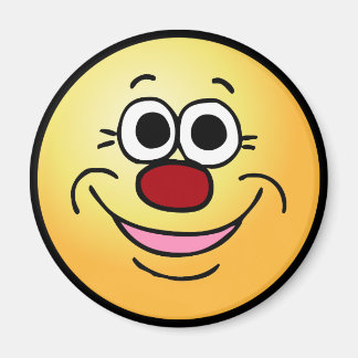 Lugnat ansikte Grumpey Magnet