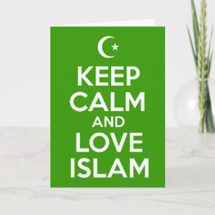 Lugnat islamiskt för behålla kort