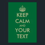 lugnen behålla för grönt poster mall | ANPASSADE<br><div class="desc">lugnen behålla för grönt poster mall | Anpassade guld färg om mörk grönt bakgrund. Behållans lugn och fortsätt med designskedet. Skapa din egen roligt parodi hemma eller på kontoret,  Behålla lugn och sten på. Behållans lugn och dans på. Behålla lugn och party på.</div>