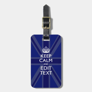Lugnen för din textunion, Midnight Blue-Behålla Bagagebricka