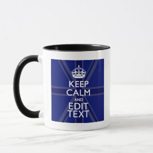 Lugnen för din textunion, Midnight Blue-Behålla Mugg