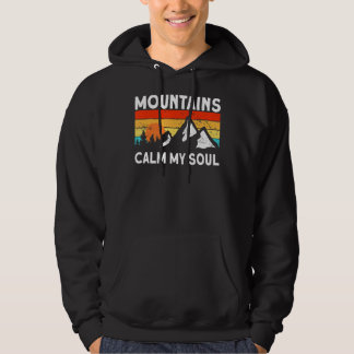 Lugnen för naturbergen min sjö-bergsning Hikin Hoodie