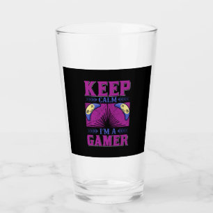 Lugnen Gamer Art Behålla I är en spelare Glaskopp