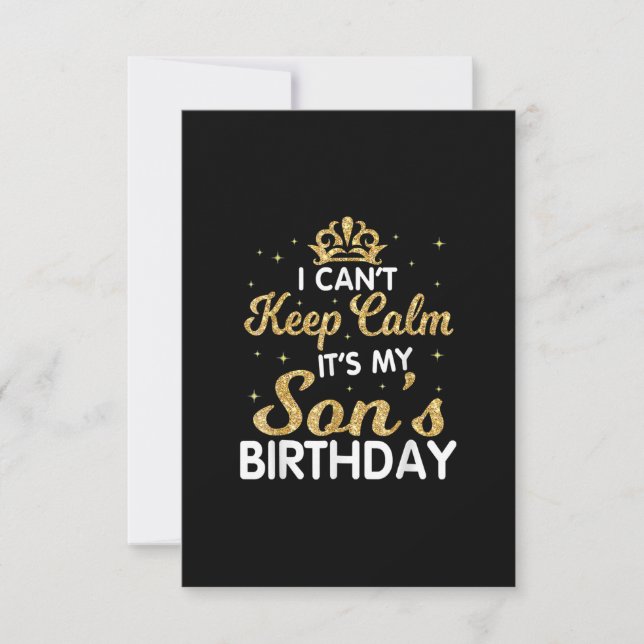 Lugnen Min son Birthday Gift för min son-Behålla (Framsida)