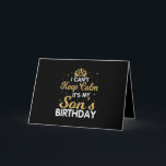 Lugnen Min son Birthday Gift för min son-Behålla Kort<br><div class="desc">Cant Behålla Lugn Min son-födelsedag ger en underbar gåva till sonen till mamma som är gravid. Gör också en underbar gåva till en sons födelsedag. Den här stora sondesignen är en Underbar presentidé för snart stora söner. Lustigt gåva till en son att vara,  gravid annonsering och babyduschar.</div>