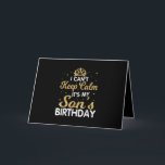 Lugnen Min son Birthday Gift för min son-Behålla Kort<br><div class="desc">Cant Behålla Lugn Min son-födelsedag ger en underbar gåva till sonen till mamma som är gravid. Gör också en underbar gåva till en sons födelsedag. Den här stora sondesignen är en Underbar presentidé för snart stora söner. Lustigt gåva till en son att vara,  gravid annonsering och babyduschar.</div>