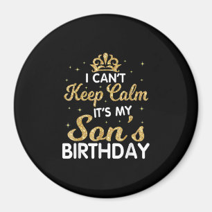 Lugnen Min son Birthday Gift för min son-Behålla Magnet