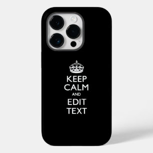 LUGNEN personlig BEHÅLLA har din text på svart