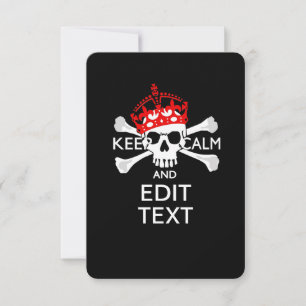 Lugnen Röda Krona-skärben i Behållan Text Skull