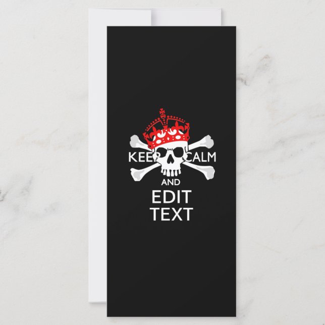Lugnen Röda Krona-skärben i Behållan Text  Skull (Framsida)