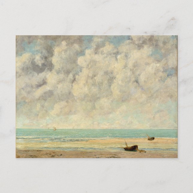 Lugnen Sea by Courbet Vykort (Framsida)