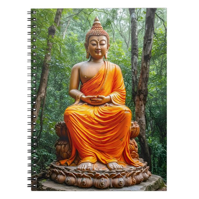 Lugnets skog: Buddhas fristad Anteckningsbok (Framsidan)