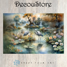 Lugnvatten decoupage