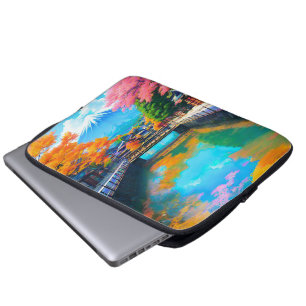 Lugnvatten: Mt. Fujis spegling Laptop Fodral